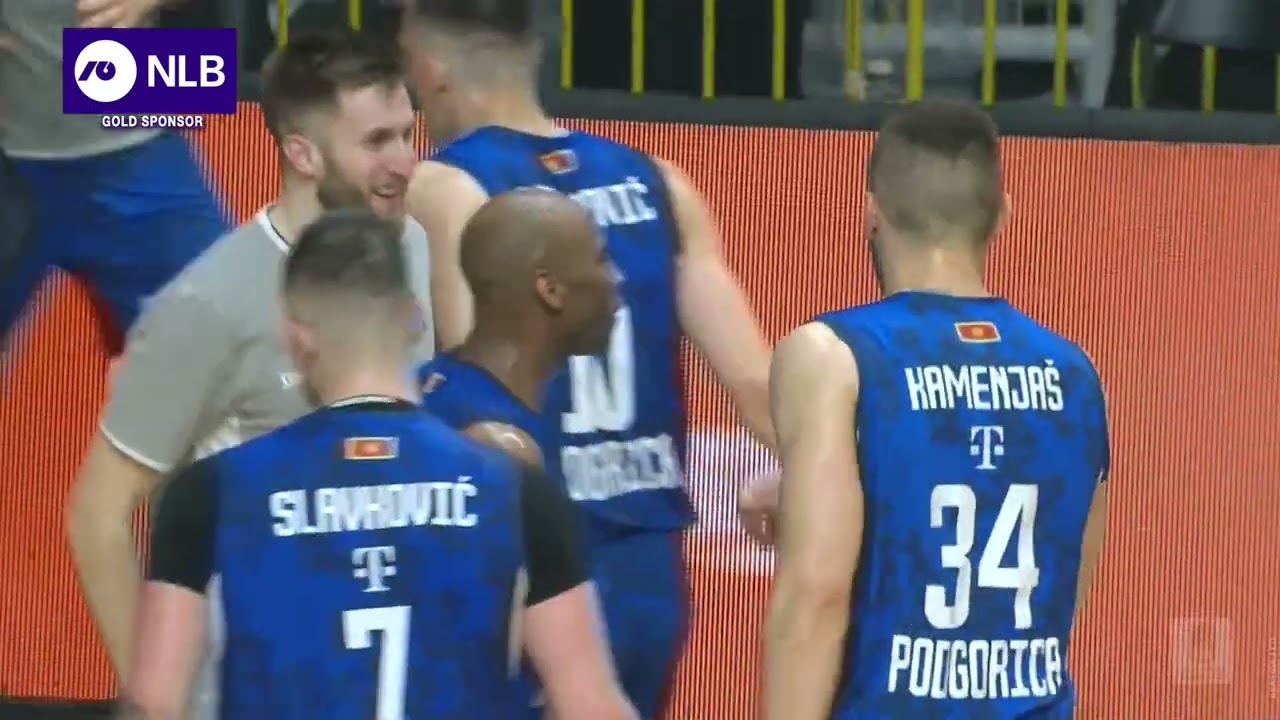 Kenan Kamenja&scaron; elevates for the POSTER DUNK (Budućnost VOLI - Crvena zvezda Meridianbet, 26.5.2025)
