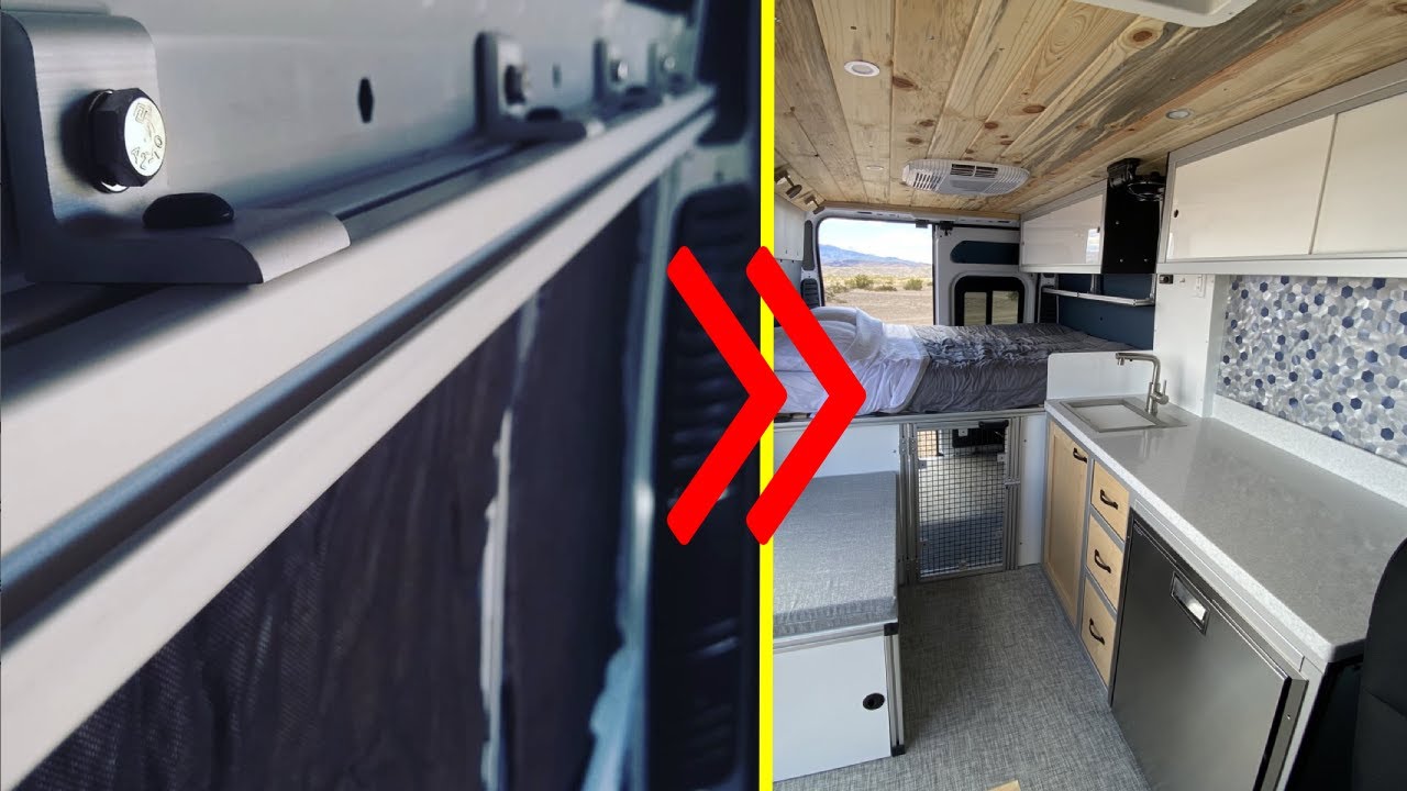 80/20 Aluminum Build | Marine Grade Promaster 136 #vantour