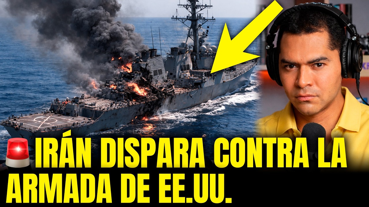🚨 IRÁN IMPACTA DESTRUCTOR ESTADOUNIDENSE! BUQUE DE GUERRA QUEDA DAÑADO
