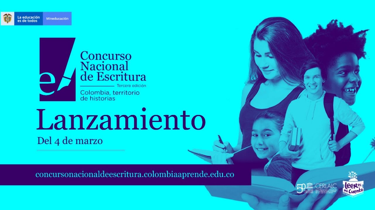 Lanzamiento Concurso Nacional de Escritura: Colombia, territorio de historias - 4 marzo 2022