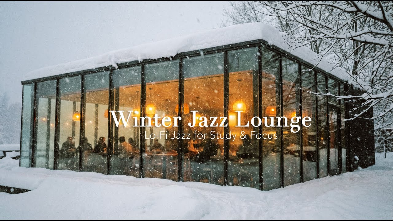 🎷 Winter Jazz Lounge (Elegant / Premium) — Lo-Fi for Study & Focus.