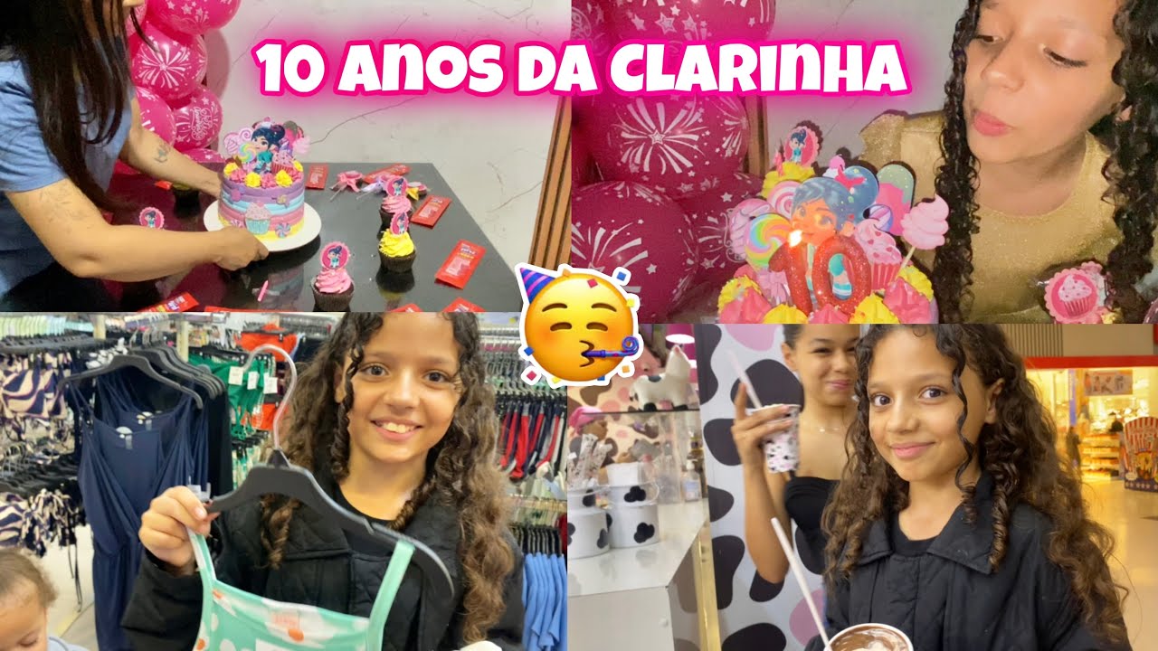 ANIVERSÁRIO DA CLARA 🥳 TEVE SURPRESA NO SHOPPING - DIA ESPECIAL 