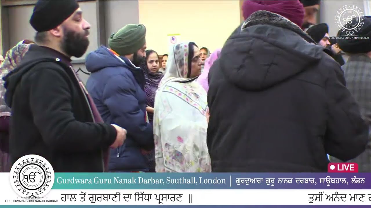 LIVE Gurdwara Guru Nanak Darbar Southall (#GGNDSouthall)Shabad Gurbani Kirtan Today #ShabadGurbaniUK