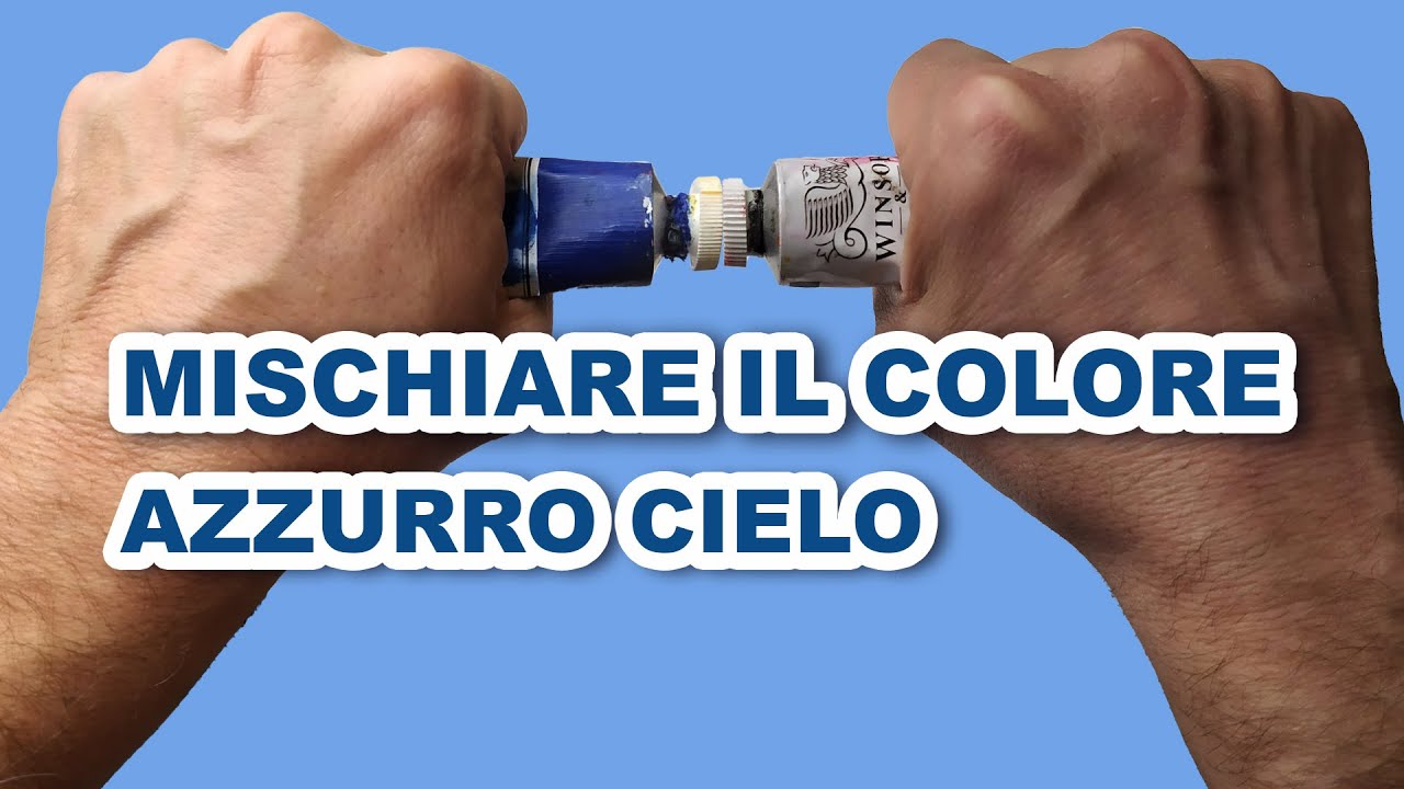 Mischiare il colore a Olio, Blu cobalto, Nero di Marte e Bianco di Titanio