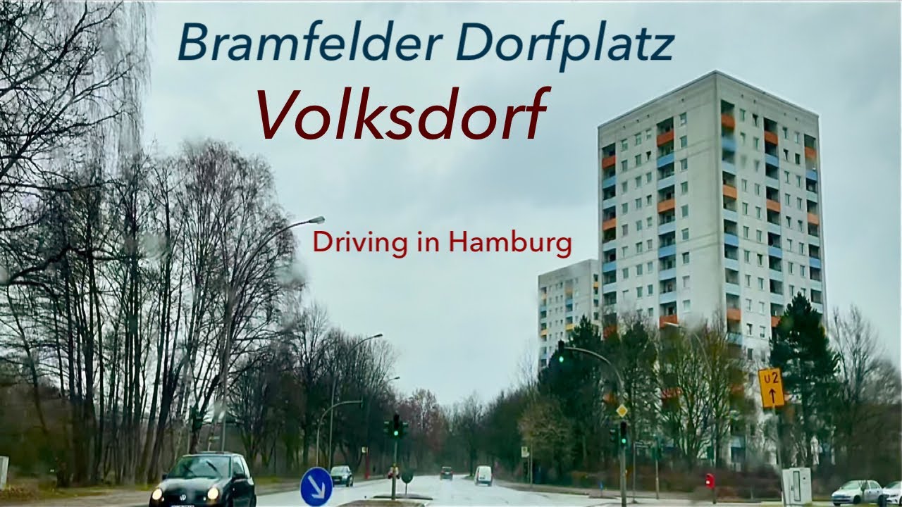 Driving in Hamburg *[Bramfelder Dorfplatz ➡️ Volksdorf]*