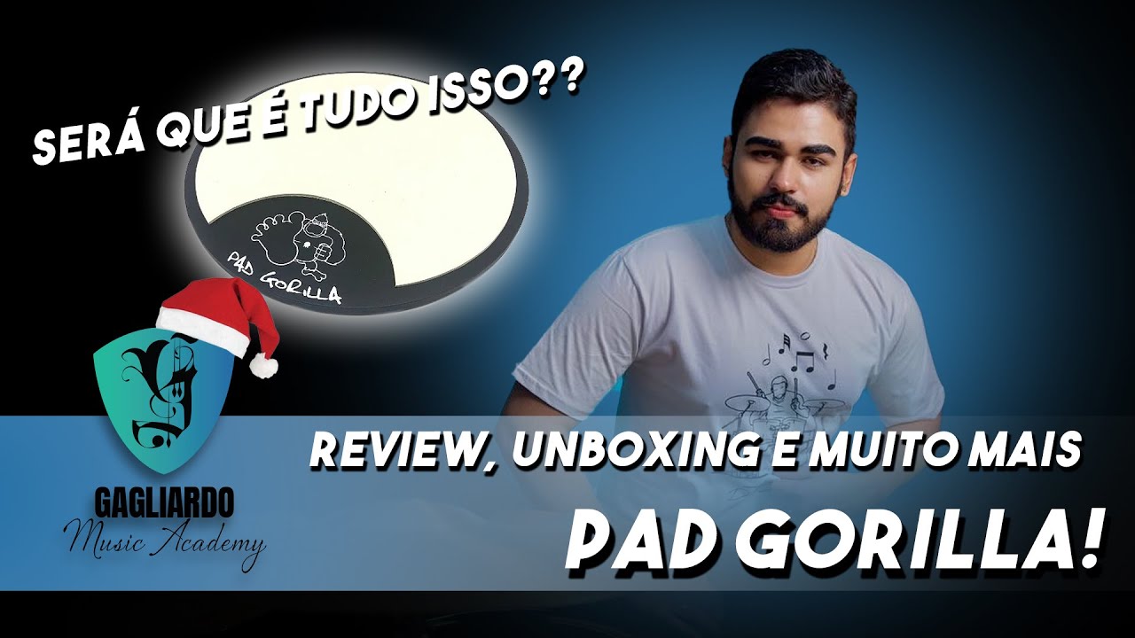O MELHOR PAD PRA SE ESTUDAR BATERIA? | PAD GORILLA (UNBOXING + REVIEW + EXERC&Iacute;CIOS)