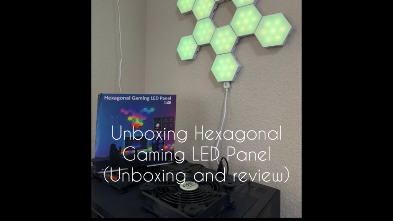 Unboxing Hexagonal Gaming LED Panel (Unboxing and review)