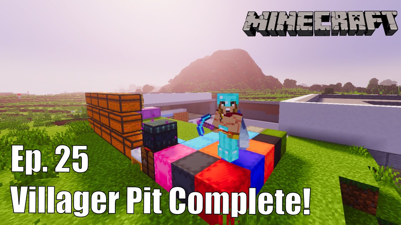 ClockCraft Season 2 Ep. 25 - Villager Pit Complete! 