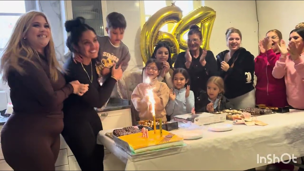 FAMILIA DEL ANGELIN👏cumpleaños sorpresa de la nena😍