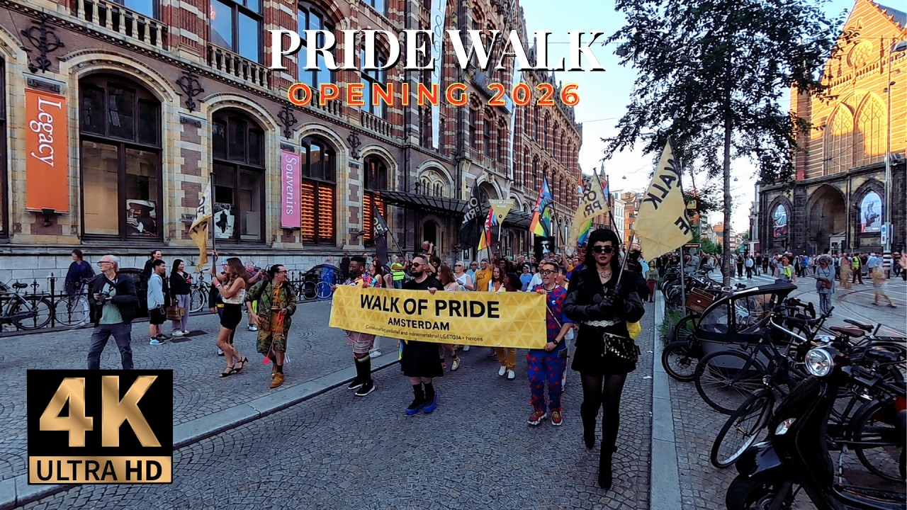 Walk of Pride - Opening World Pride | Amsterdam 2026 | July 8 Netherlands #worldpride 