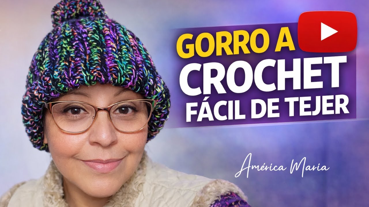 Gorro a crochet fácil de tejer, ya sea que los tejas para vender o para regalar, no te arrepentirás.