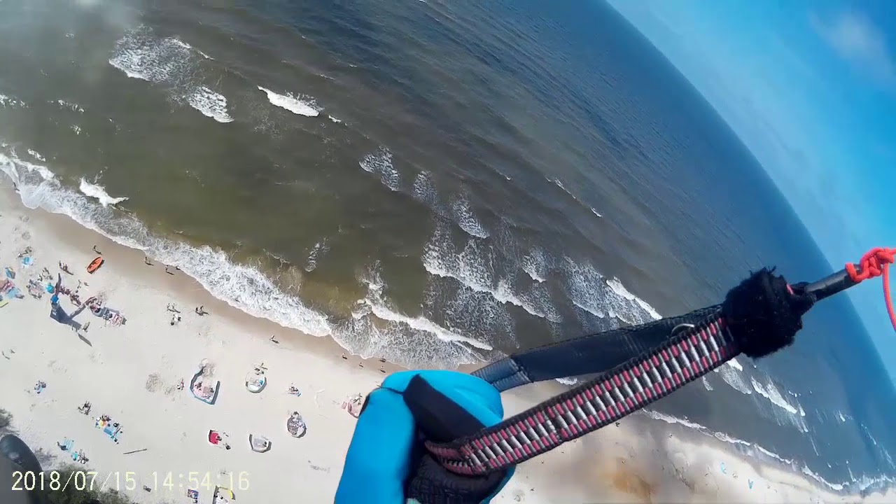 Paragliding at Debina, Poland