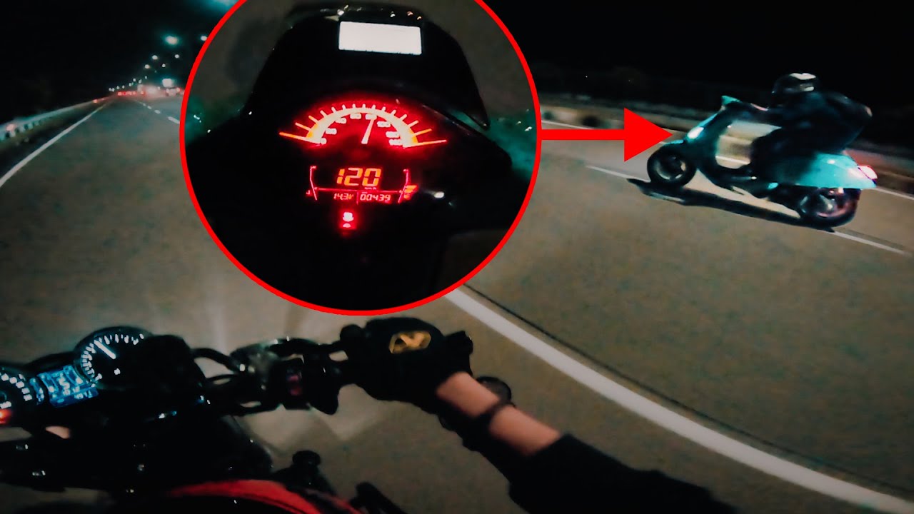 NIGHT DRAG RACE LAWAN VESPA HEDON 150 JUTA, with RIDE AND KULINER | Z900 RS