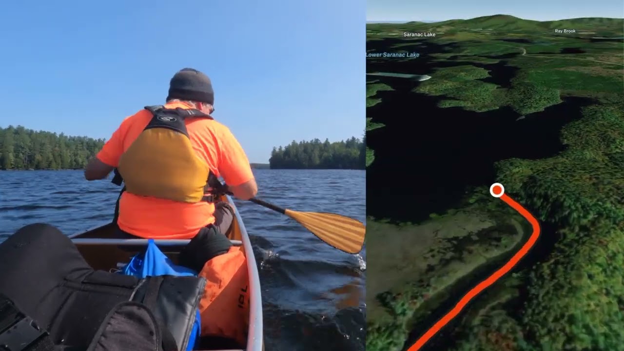 Saranac Lakes Wilderness Canoe Trip - Part 3: Middle Saranac to Lake Flower