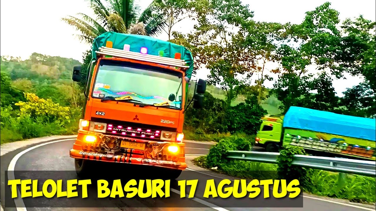 Supir truk ikut meramaikan 17 Agustus,bersama telolet Basuri