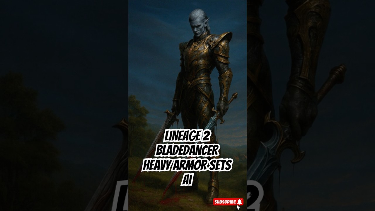 Lineage 2 - Bladedancer - Heavy Armor Sets | AI #lineage2