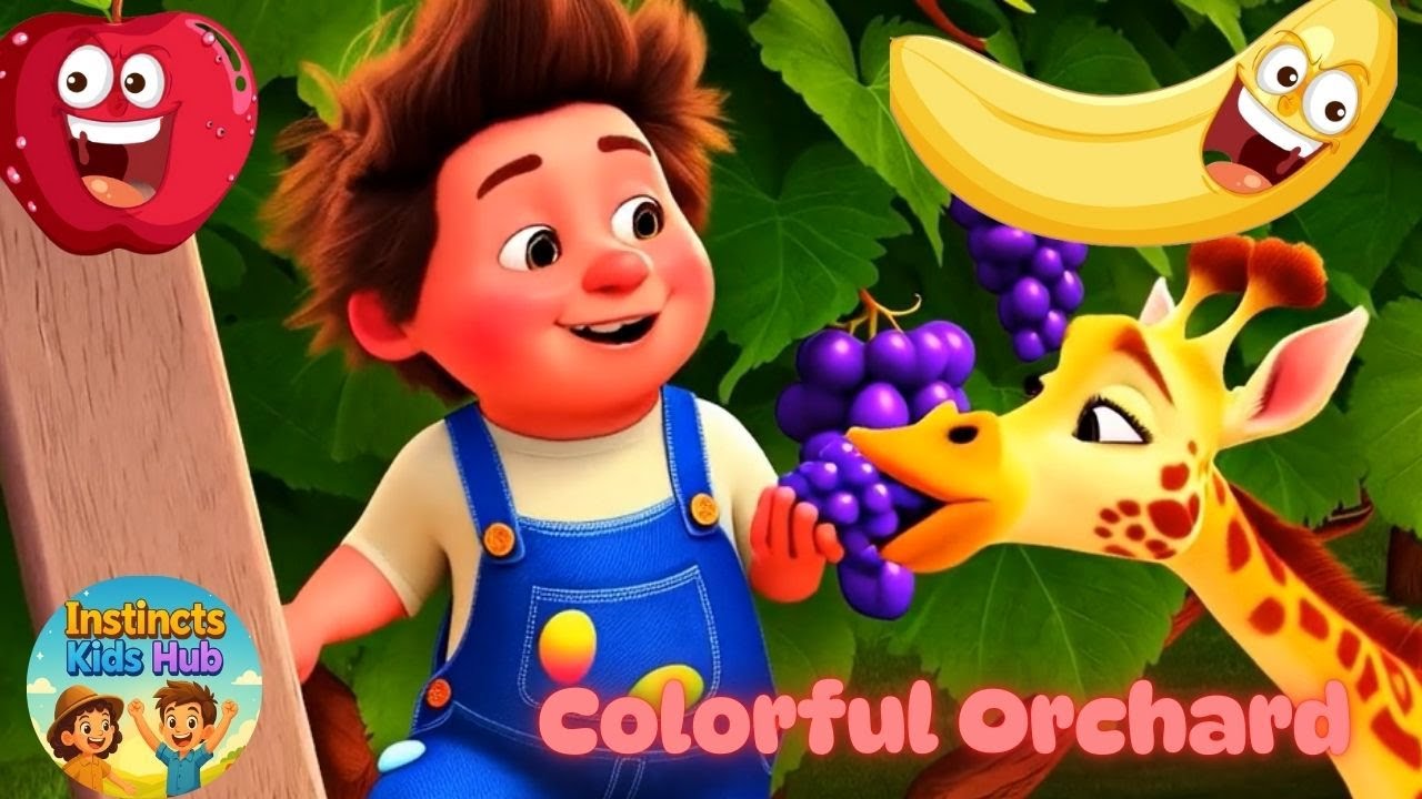 Orchard Fruits and Colors | Learn Colors | 