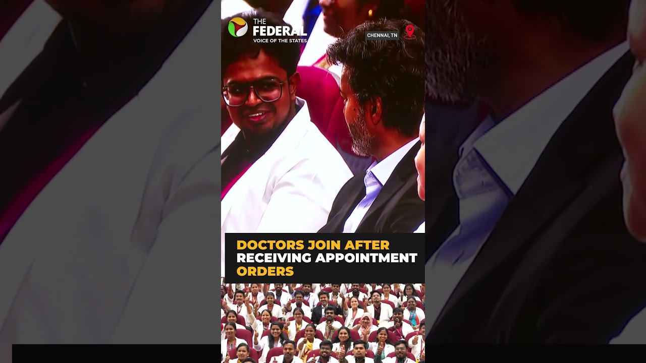 CM C Joseph Vijay takes group photo with 2,144 healthcare recruits | #shorts