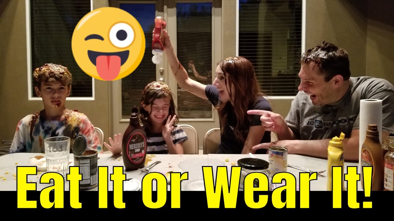 Eat It or Wear It Challenge Parents vs Kids