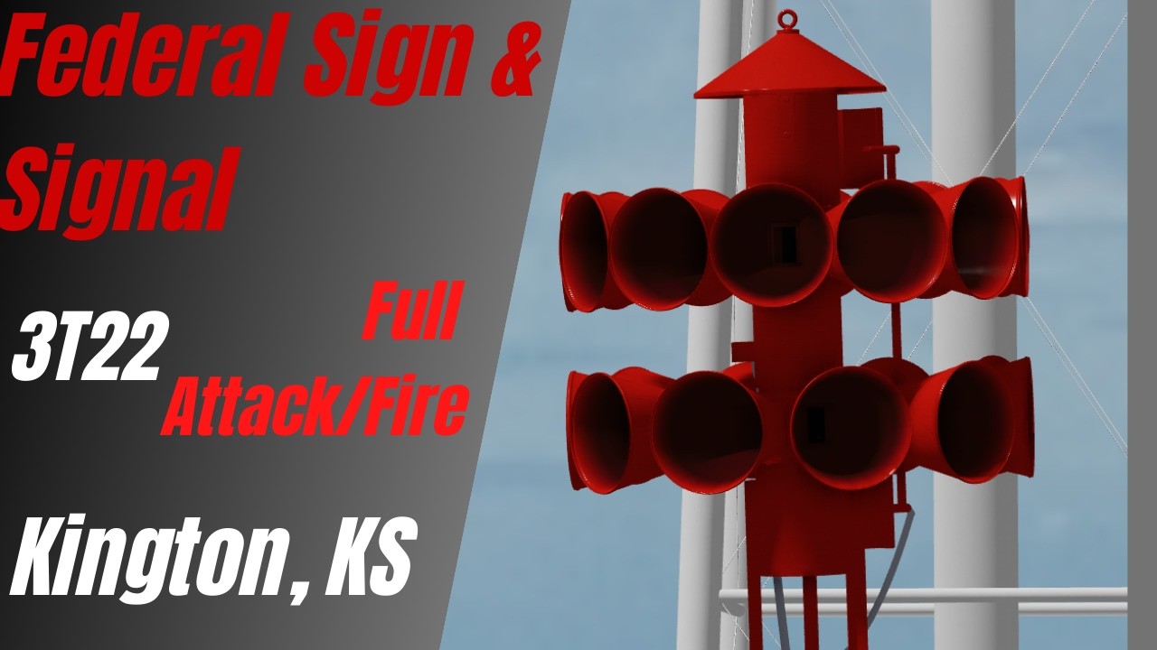 Federal Sign & Signal | 3T22 | Full Attack/Fire | Kington, KS | Roblox