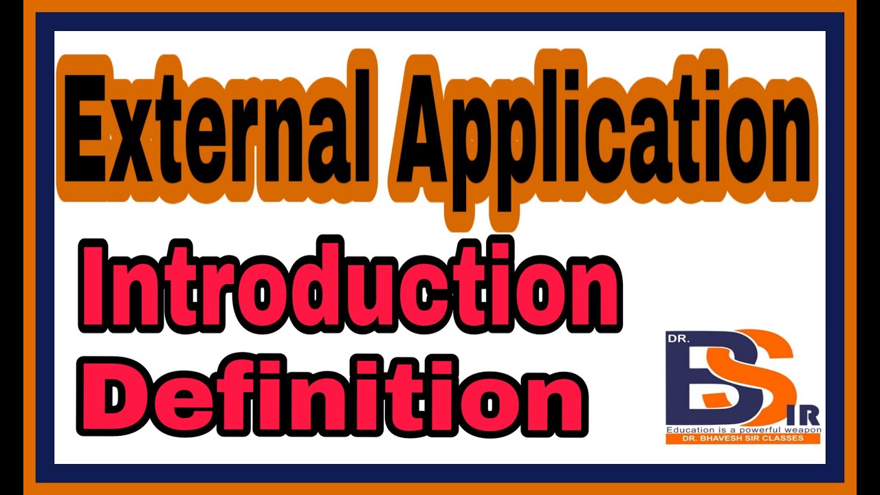 External Application || Introduction || Definition || Homoeopathic Pharmacy|| Dr.Bhavesh Sir Classes