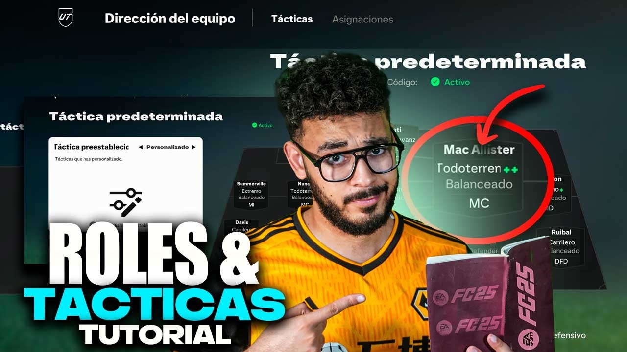 COMO FUNCIONAN las NUEVAS TACTICAS & ROLES en FC25 Tutorial