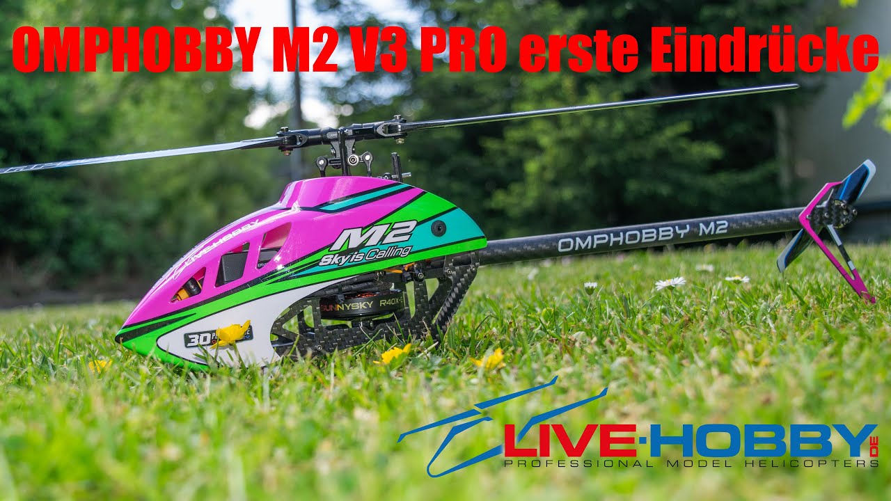 OMPHOBBY M2 V3 PRO erste Eindrücke Probeflug
