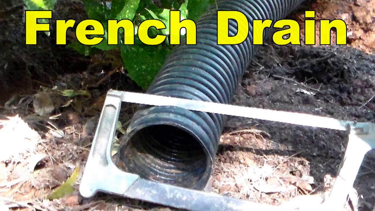 300 Feet French Drain - 1 Day Install