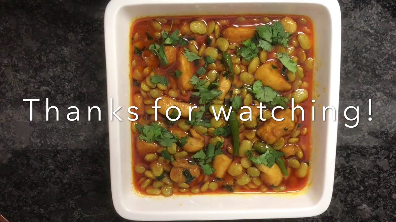 Bangladeshi-style Fish Curry with Lima Beans (Basa/Swai/Sole/Catfish)