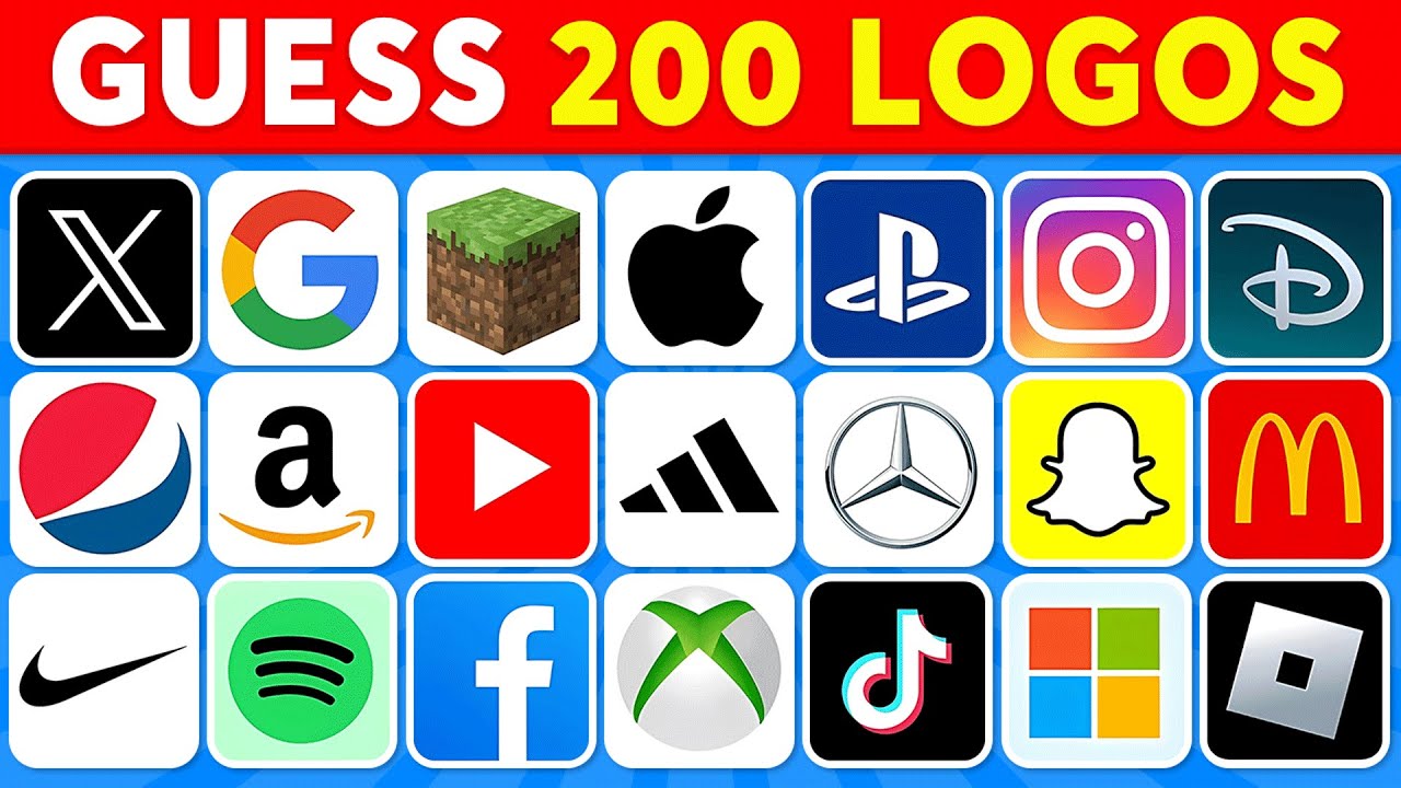 Guess the LOGO in 2 Seconds | 200 Famous Logos | Logo Quiz 2026