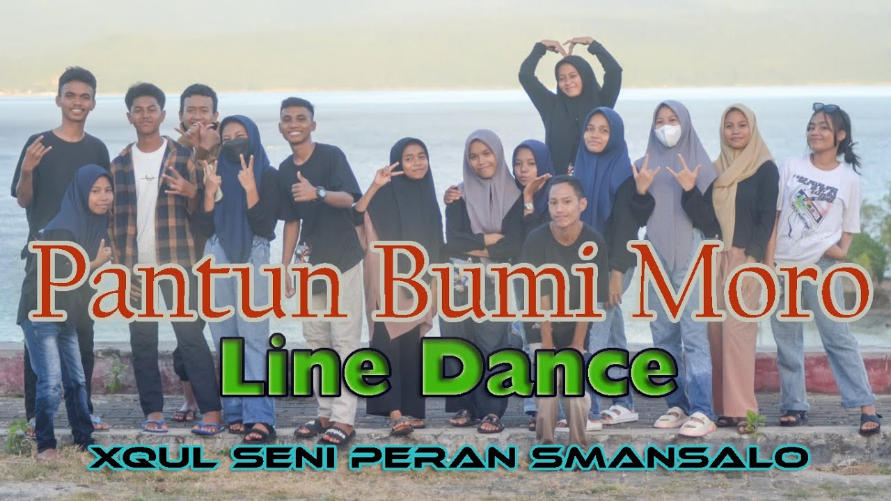 PANTUN BUMI MORO||Line Dance (XQUL SENI PERAN SMANSALO)