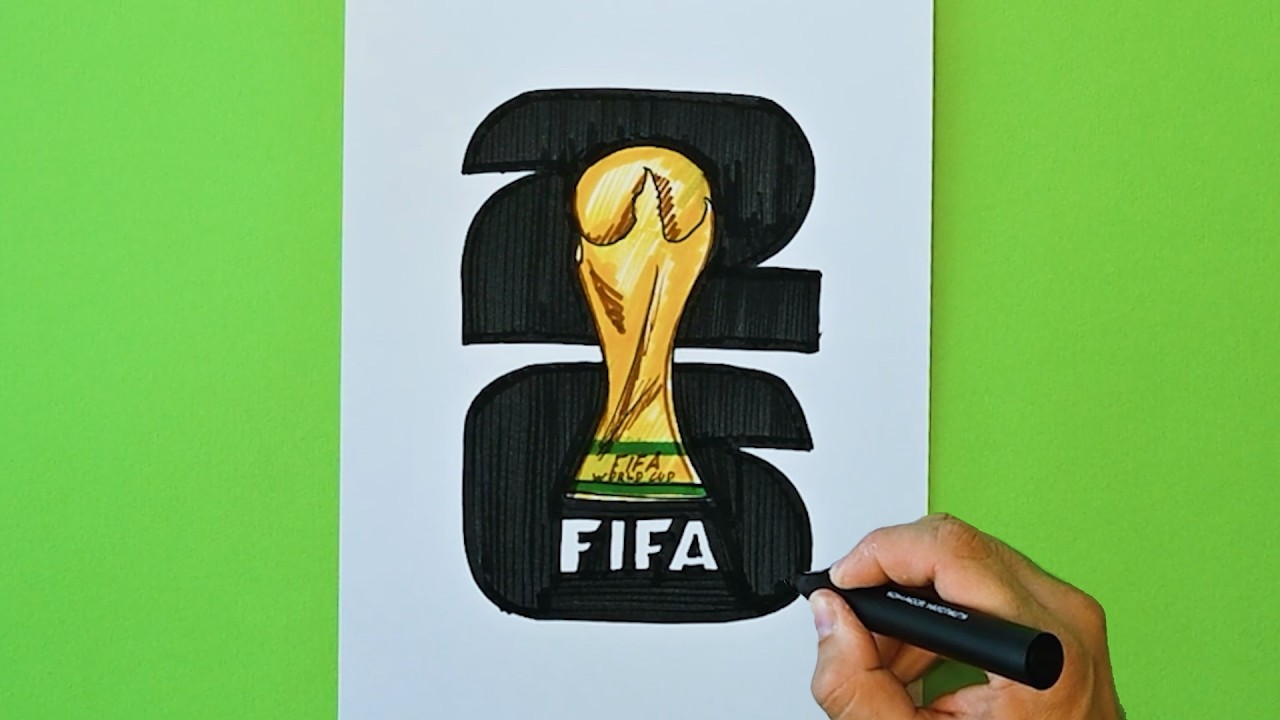 How to draw 2026 FIFA World Cup Emblem or Logo (Official)