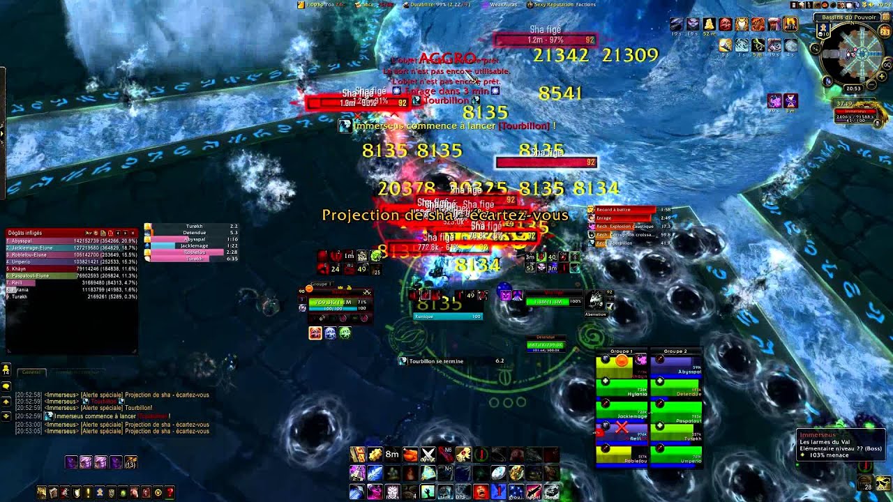Down Boss Wow Immerseus (Strat) - 10 Man HM FR
