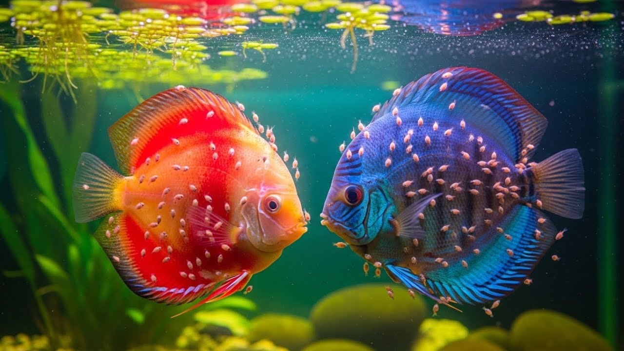 How Discus Fish Breed | Nature&rsquo;s Most Caring Fish Parents