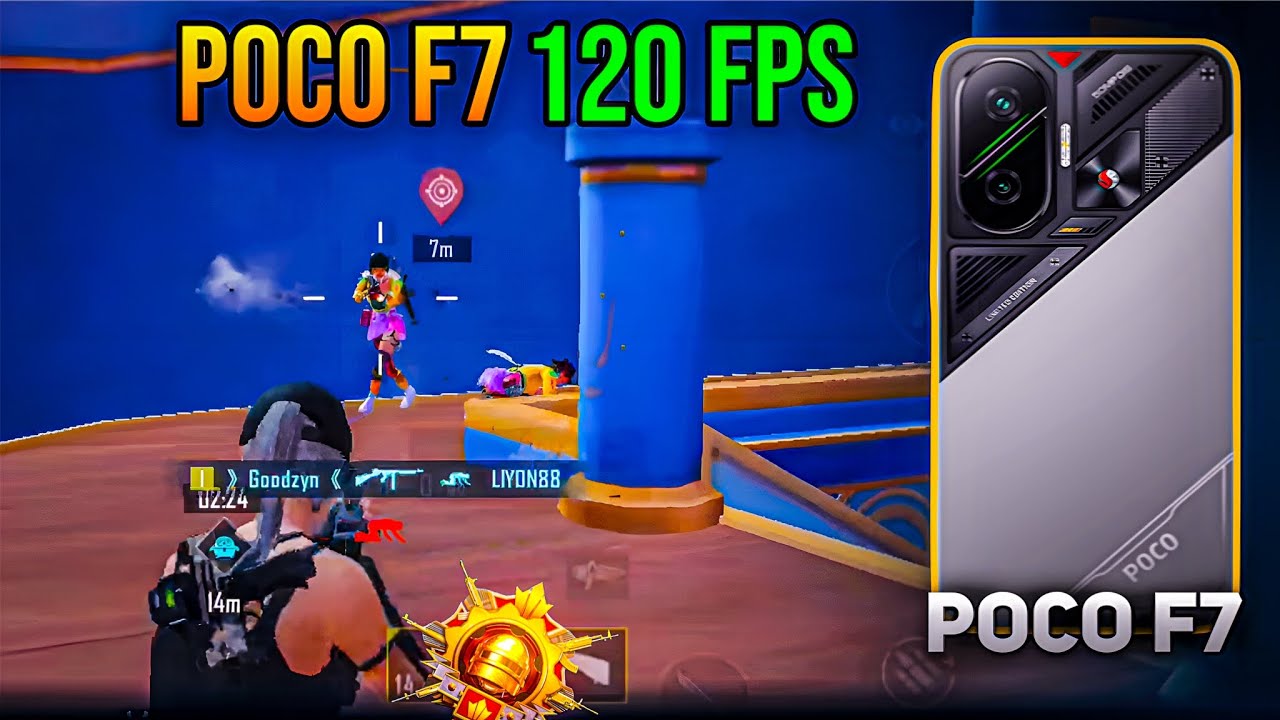 POCO F7 pubg mobile test gameplay 🔥 | POCO F7 PUBG | POCO F7 PUBG TEST | POCO F7 BGMI GAMEPLAY 
