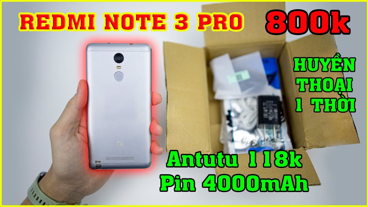 DƯỚI 1 TRIỆU MUA ĐIỆN THOẠI GÌ? Mở hộp Redmi Note 3 Pro 800k trên LAZADA, SHOPEE | MUA HÀNG ONLINE