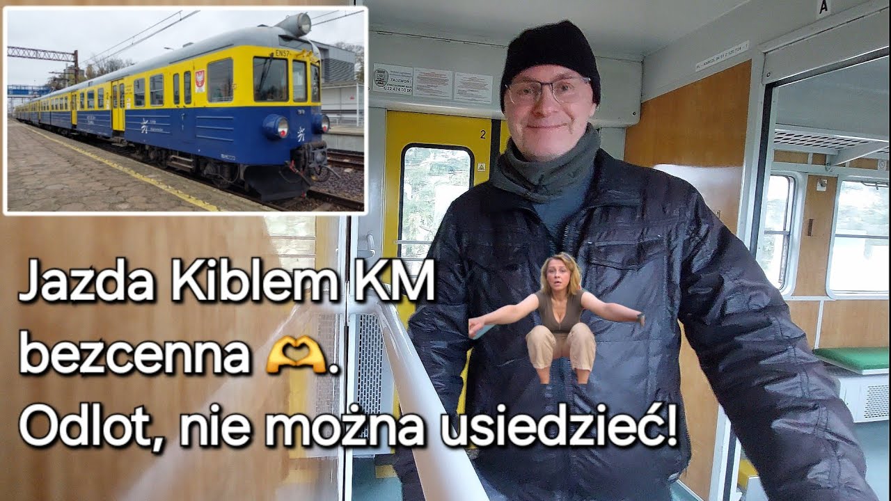 Pociąg EN57-038 KM. Jazda wewnątrz, prezentacja, odlot i przygoda. #EN57-038 #Pociąg #KM