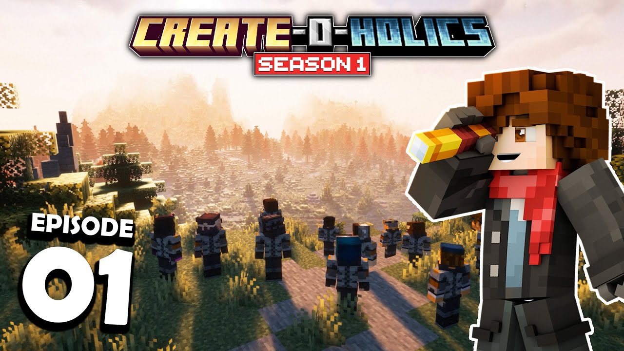 We Finally Started a New CREATE MOD SMP!! 🚂 | Create-O-Holics EP1