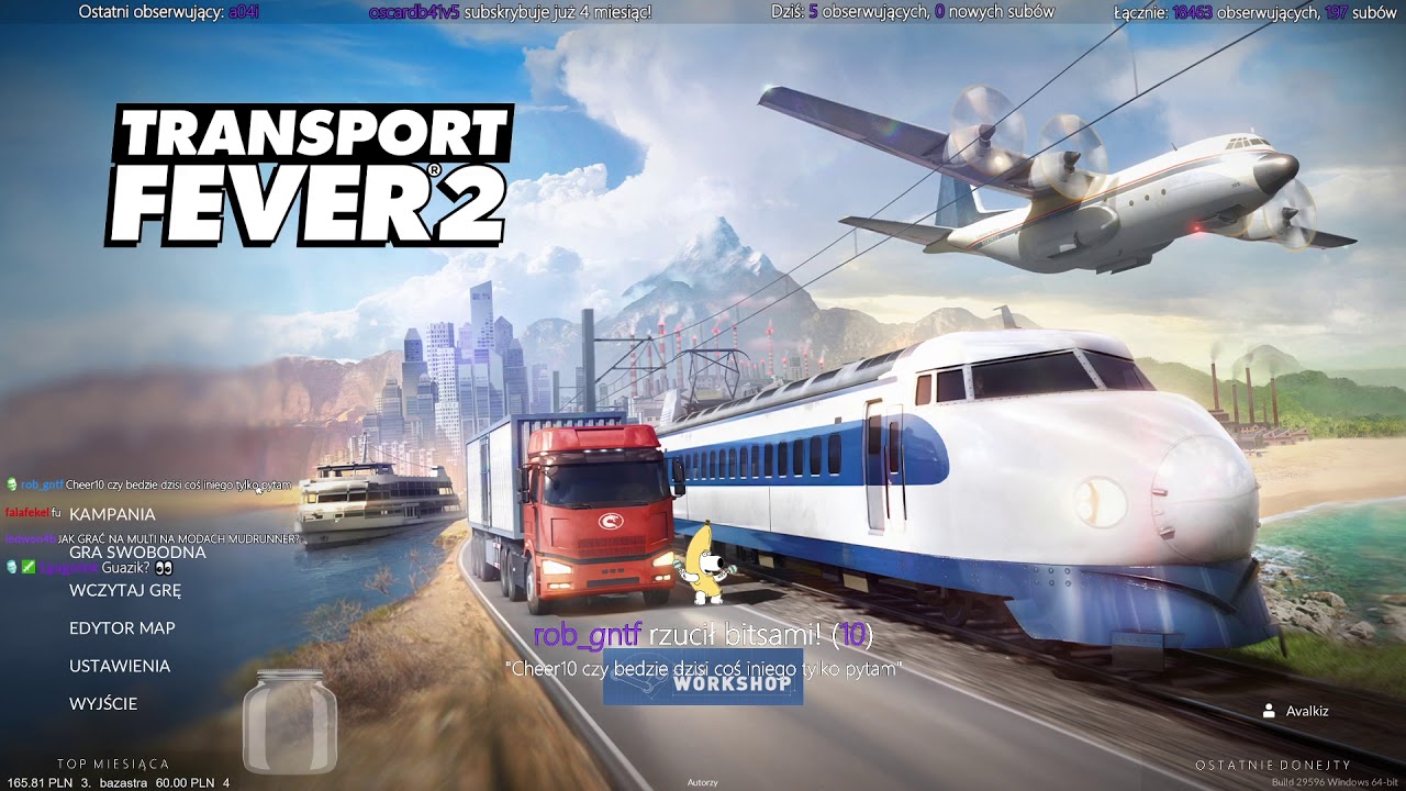 Mapa Polski i tabor PKP w Transport Fever 2 (Transport Fever 2 #1)