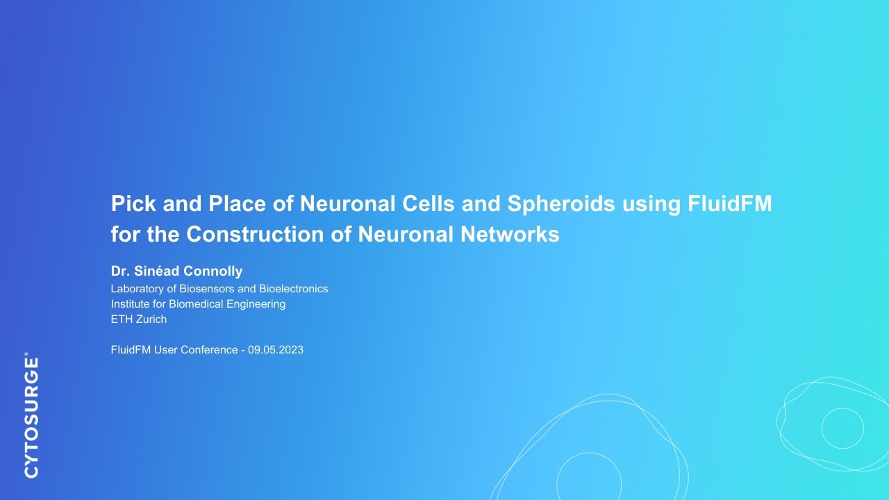 REPLAY Pick and Place of Neuronal Cells & Spheroids using FluidFM for the Construction of Neuronal
