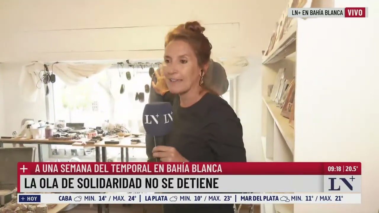 Bahía Blanca: bajó el agua, sigue la reconstrucción