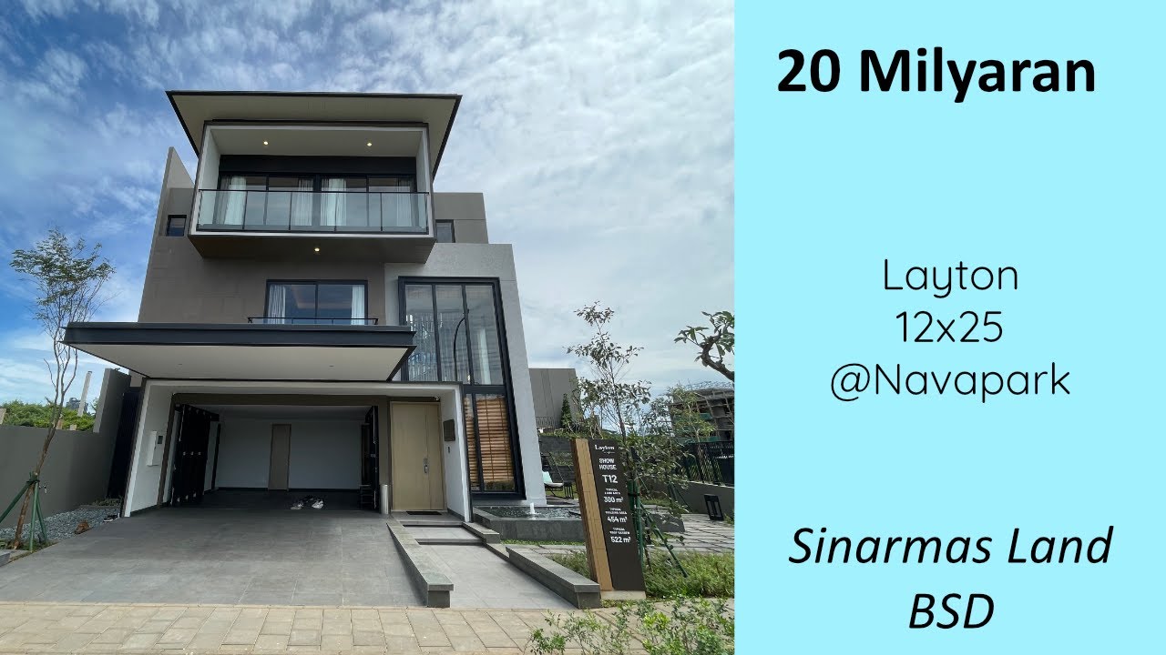 Layton @Navapark BSD 12x25 | Rumah Mewah Sultan tetanggaan sama Raffi Ahmad start from 20 Milyar