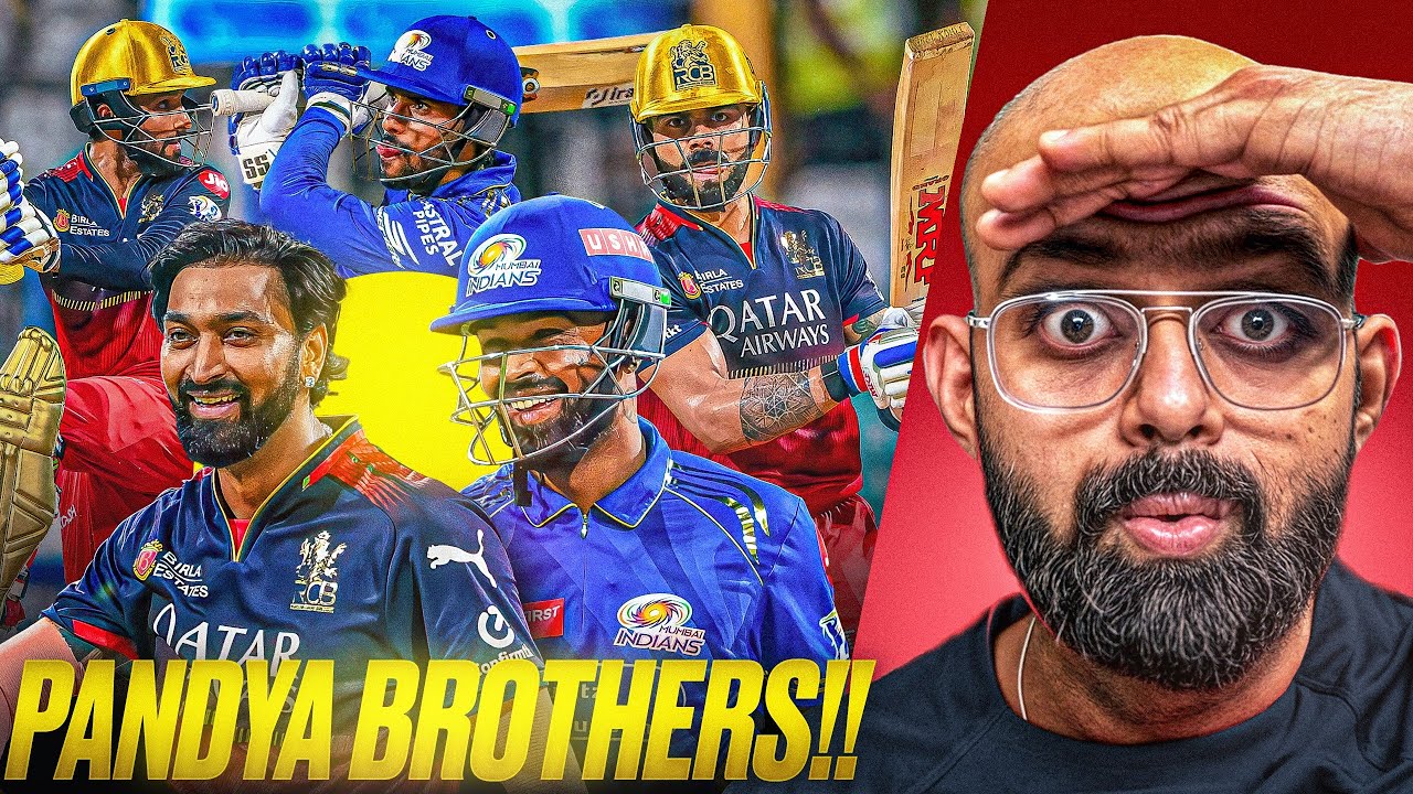 RCB beat MI in an epic showdown with Last-Over Drama