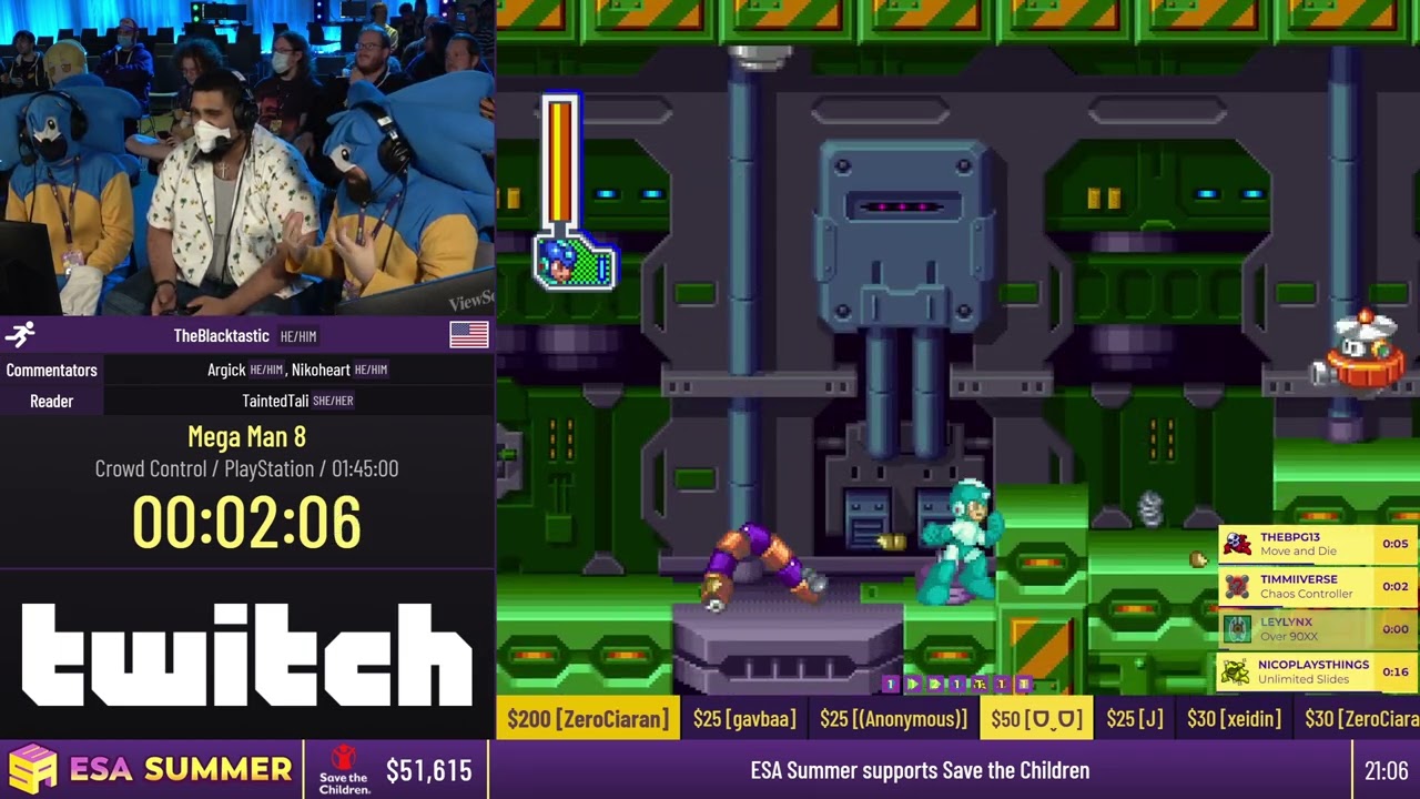Mega Man 8 [Crowd Control] by TheBlacktastic - #ESASummer22