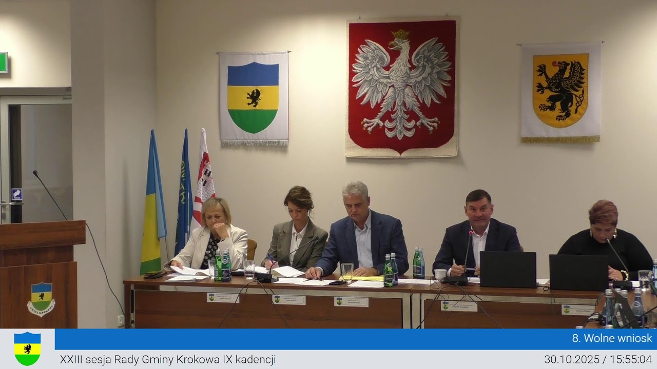 XXIII Sesja Rady Gminy Krokowa IX kadencji
