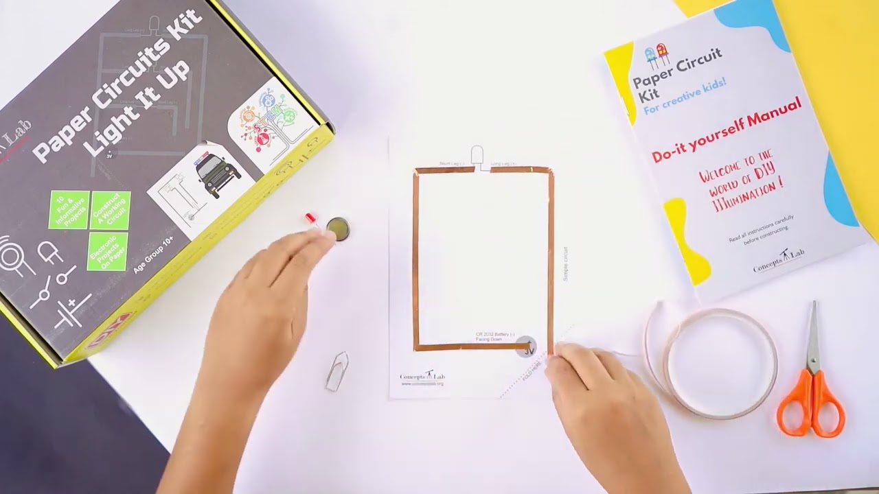 Simple Paper Circuit  - Light it Up