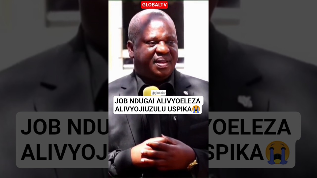😭SPIKA JOB NDUGAI ALIVYOELEZA ALIVYOJIUZULU USPIKA WA BUNGE😭🖤 #breaking #globaltv #ndugai #rip