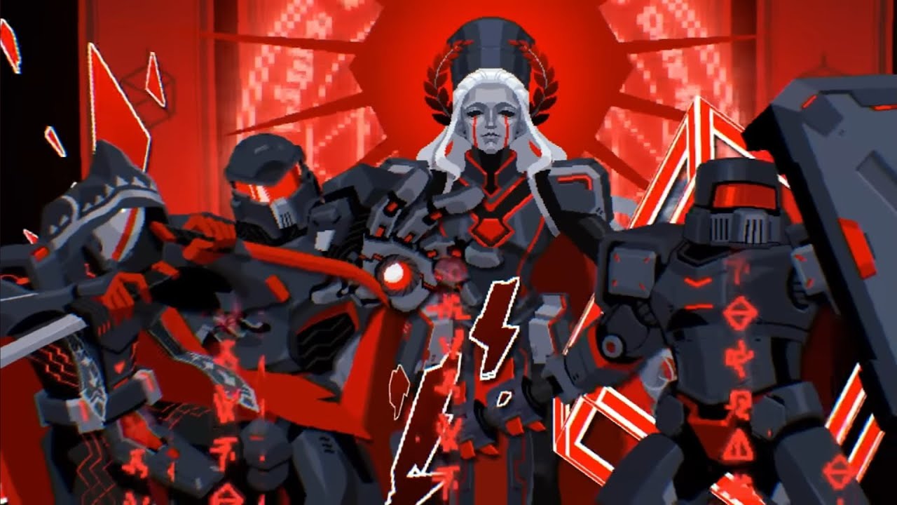 Soul Knight jogando multiplayer com as skins do Éter.