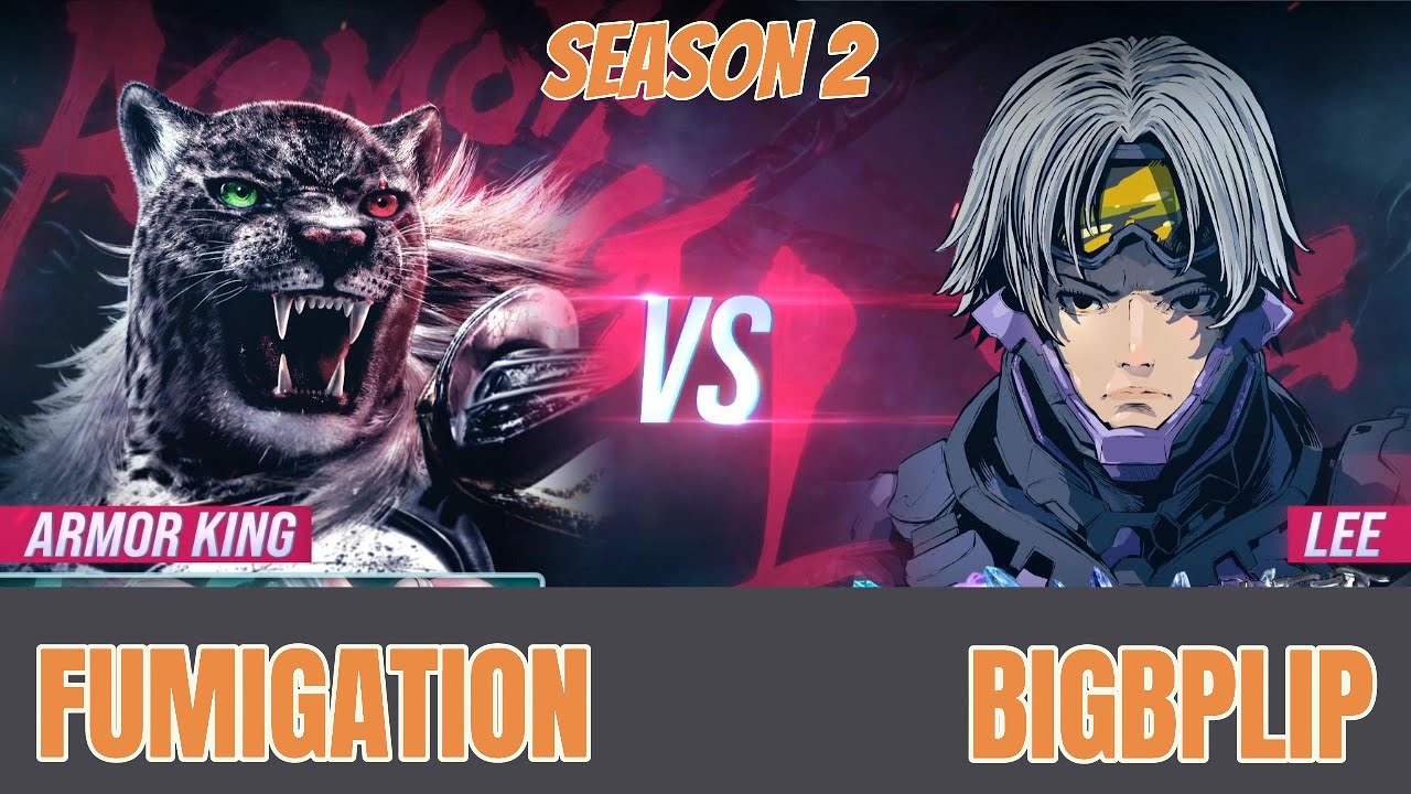 ARMOR KING (Fumigation) vs. LEE (BigBlip) Tekken 8 SE2 Ranked Matches
