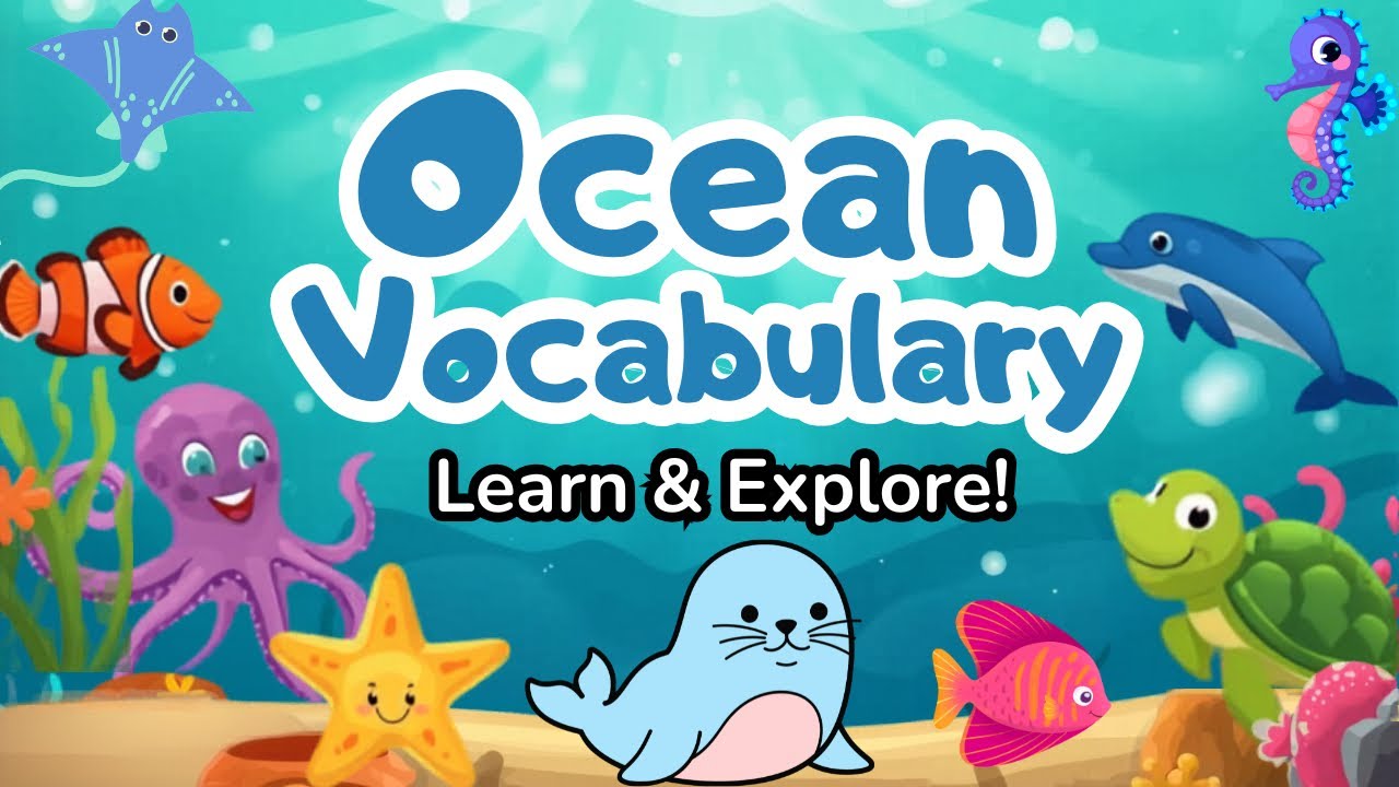 Under the Sea Vocabulary 🌊✨ | Educational Video for Children